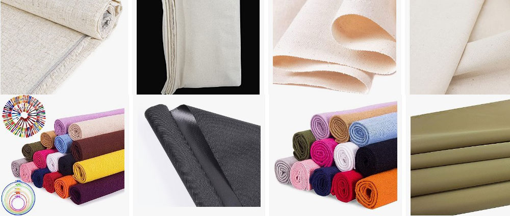 Canvas or linen fabric