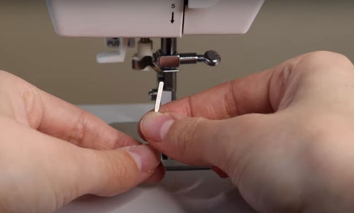 Cleaning Needle and Presser Foot Area